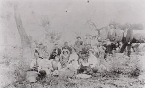 Robinson and others at a picnic